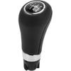 6 Speed Manual Gear Shifter Knob for Mercedes-Benz C180 C200 C250 C350 Plastic Faux Leather Automotive Gearbox Stick Shifter Lever Knob Black