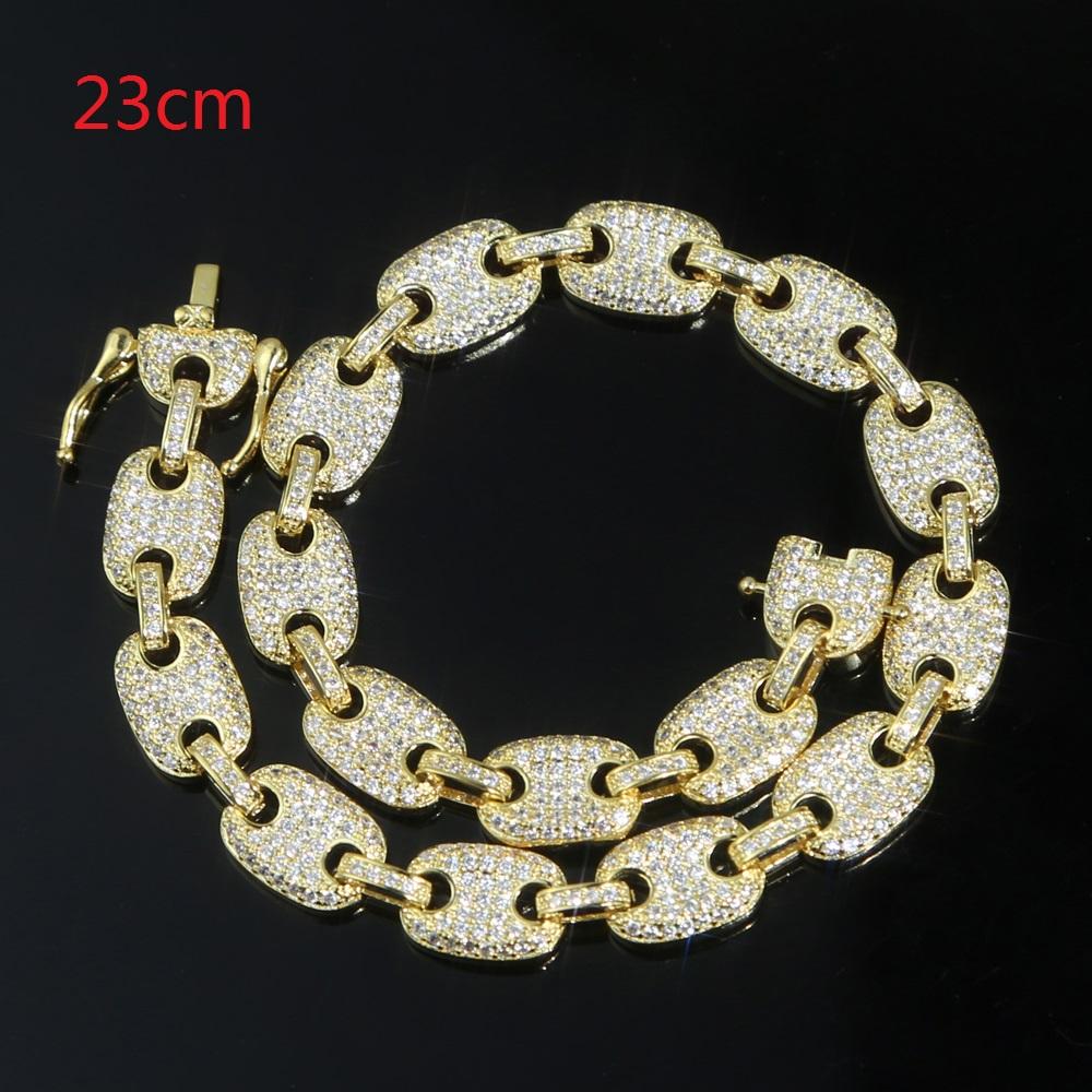 Silver Gold Zircon Cz Tennis Chain Iced Out Bling Women Charm Anklet