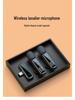 Universal Wireless Lapel Microphone with Noise Reduction for Outdoor Recording and Live Broadcasts