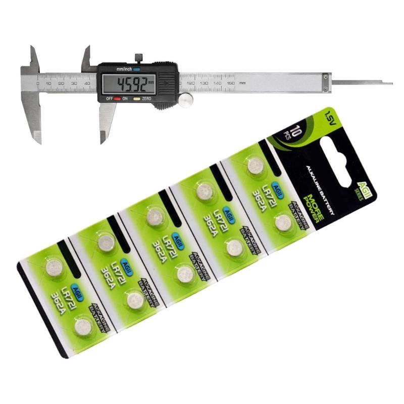 10pcs/20pcs AG11 LR58 Alkaline Button Cell Battery 1.55V Cell Coin Button Batteries for Remotes Control and Watches