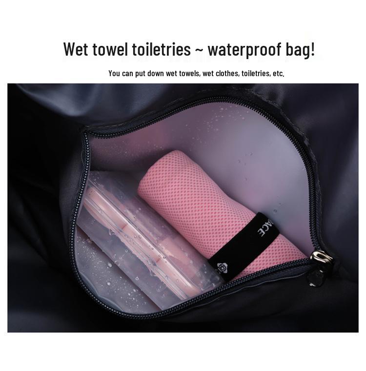 Damen Erweiterbare Reisetasche - Handgepäck, Sport-, Yoga-, Fitness- und Mutterschaftstasche mit Gepäckaufbewahrung.