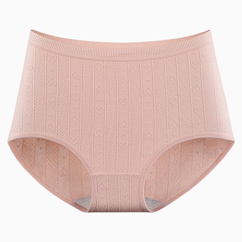 Übergröße Damen Neue Hautfreundliche Hohe Taille Bäuchlein Verlängerter Schritt Dreiecksslips