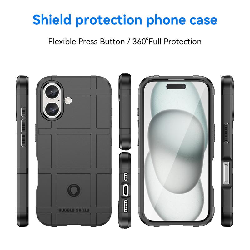 For iPhone 16 Case For Apple iPhone 16 Plus 16 Pro Max Cover Shockproof Armor Rubber Protective Phone Back Cover For iPhone 16