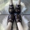 Campus Retro Soft Cute Card Sauce Female Japanese Soft Girl Jk Small Leather Shoes Cute College Mary Jane Shoes Lolita Single Shoes