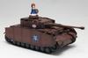 PLATZ Girls Panzer Movie Ankou Team Figure Image PVC & Set, 5-piece Set, 1/35 Scale, Pre-painted Figure, GPFC-1