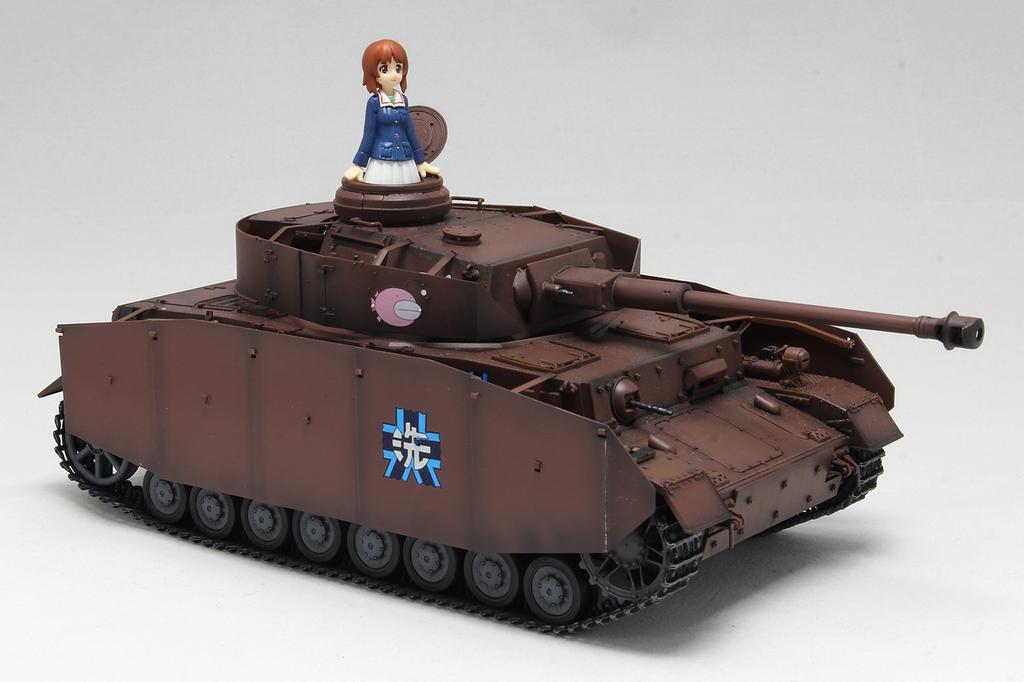 PLATZ Girls Panzer Movie Ankou Team Figure Image PVC & Set, 5-piece Set, 1/35 Scale, Pre-painted Figure, GPFC-1