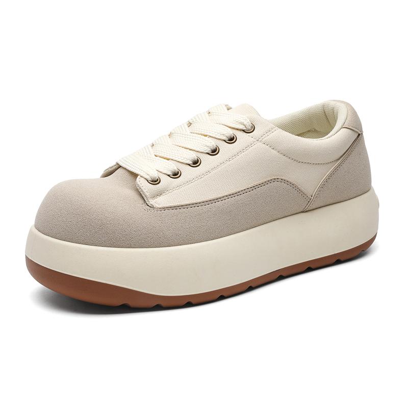 Autumn Men s Chunky-Soled Skate Shoes Fashionable Minimalist Thick-Soled Height-Enhancing Casual Footwear Trendy 39