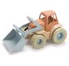 Jouet En Bioplastique Dantoy - Tracteur Bleu & Marron Pour Enfant