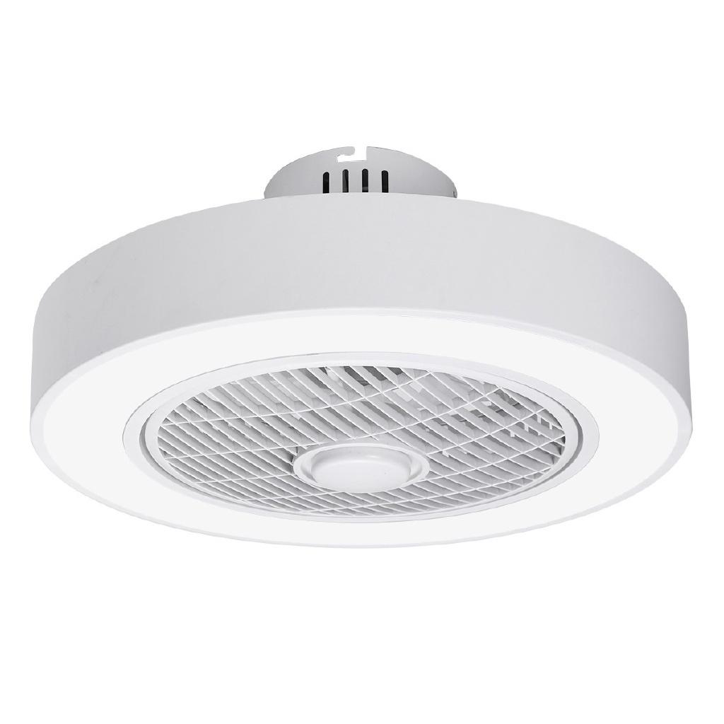 80W Acrylic Light Ceiling Fan Lamp Remote Control Three-color Dimming Ceiling Fan Household Light Decor Light