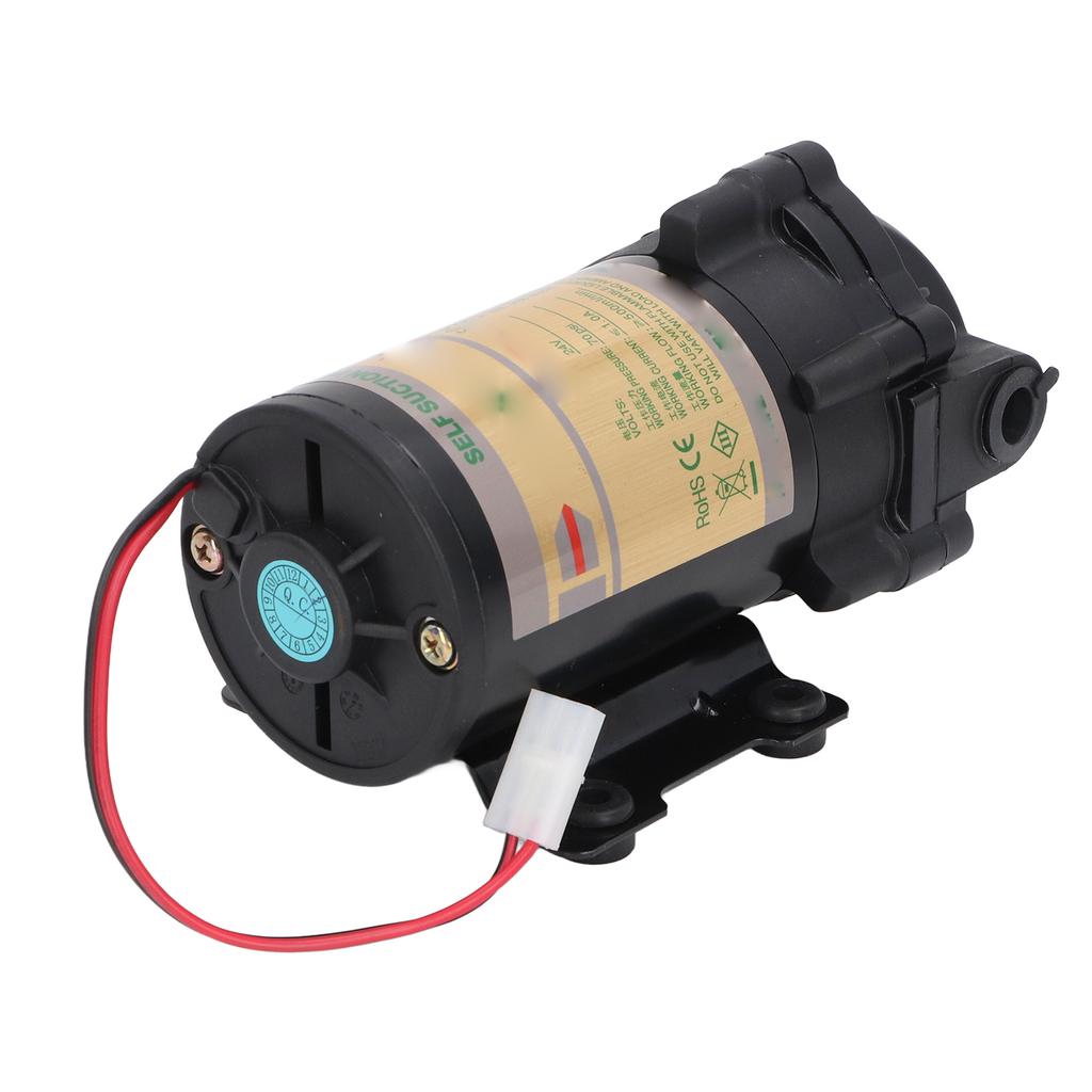 Water Purifier Booster Pump Mute Self Priming Automatic Step Up Water Pump for RVs Campers 24V