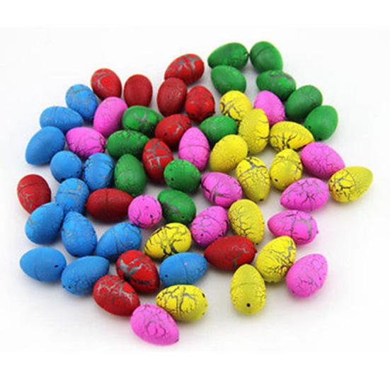 6 Pcs Kids Toys Magic Inflatable Hatching Dinosaur Add Water Growing Dino Eggs