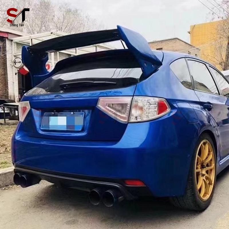 Carbon Fiber Rear Spoiler for 08-14 Subaru Impreza STI GRB