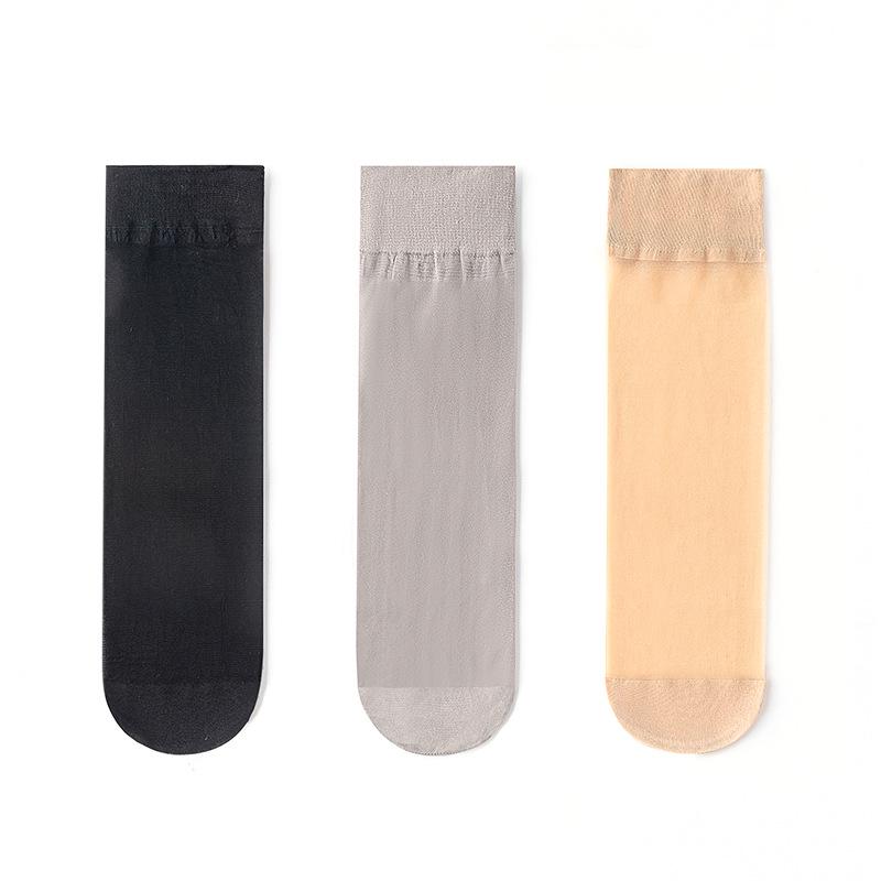 Ultra-Thin Summer Sheer Stockings: Wear-Resistant, Snag-Free, Invisible, Black & Nude