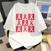 Checkerboard Awareness Symbol Short Sleeve Tshirt For Heart Disease Month Cardiology Nurse Gift Ashion Charity Campaign Tops