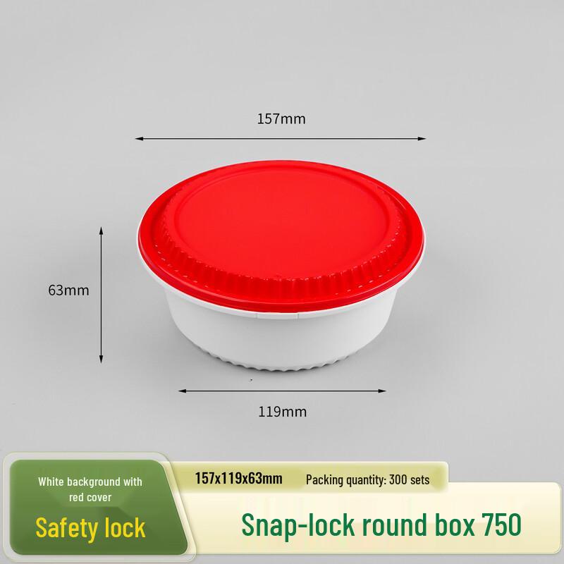 Disposable Round Leak-Proof Meal Boxes