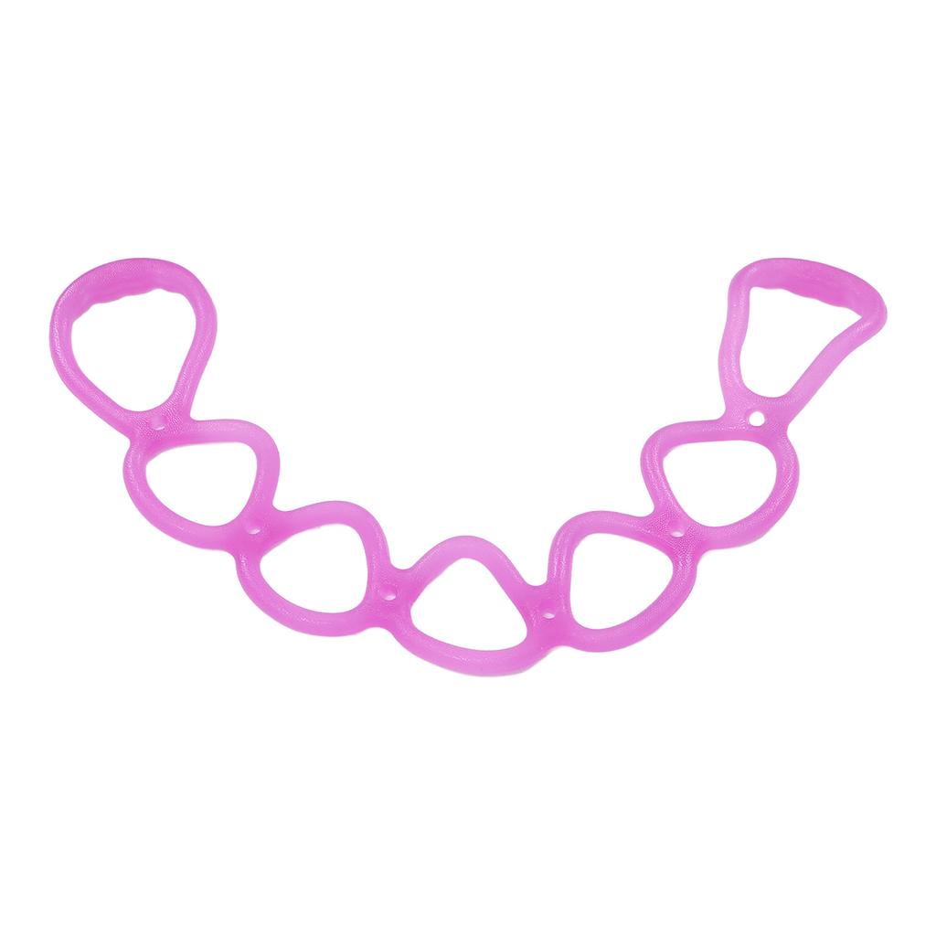 Fitness Elastic Pull Rope Home Gym Multifunctional Yoga Shaping Workout 7 Hole Resistance Band (Purple)