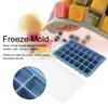 28 Grids Ice Cube Mold With Lid Chocolate Mold DIY Silicone Ice Tray  Home