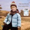 ASK JUNIOR Boys' 3-Proof Anti-bacterial Mid-Length Winter Down Jacket