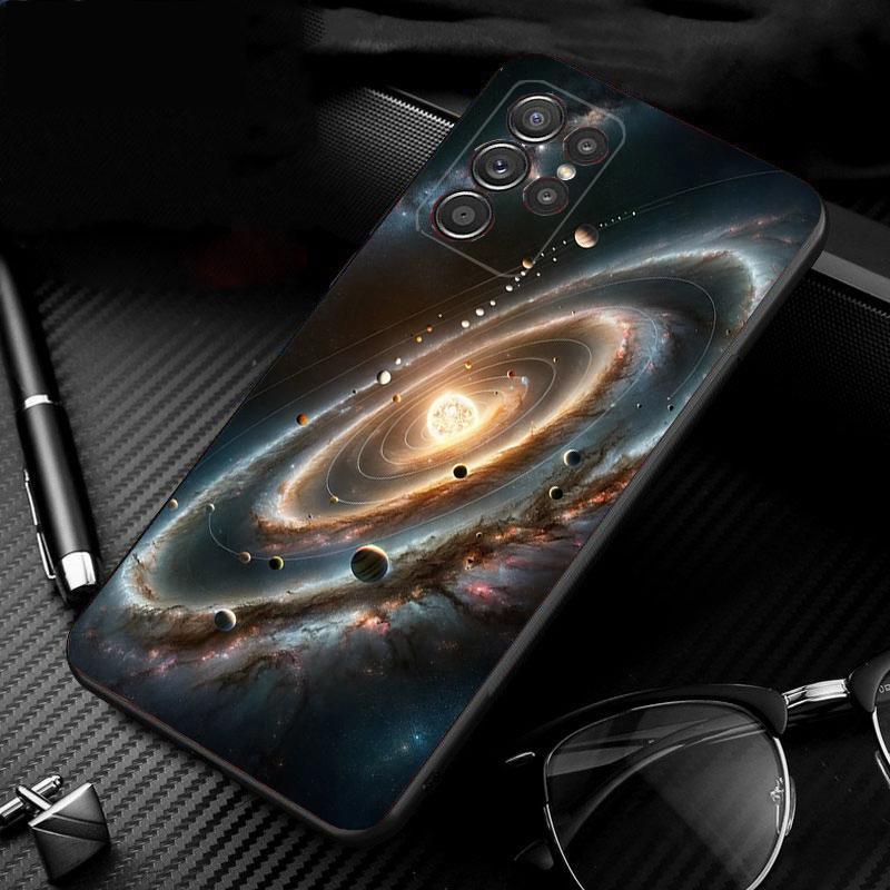 Universe Space Planet Phone Case For Samsung Galaxy S25 S24 S23 S22 S21 Ultra S24 S23 S22 S21 S25 Plus S24 S25 FE