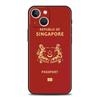 Morocco Ukraine Passport For iPhone 11 12 13 15 14 Pro Max Phone Case X XR XS 7 8 Plus SE 2020 Luxury Black Soft Cover Funda