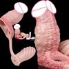 SXXY Weiche Vibrierende Offene Kopf Hohl Penis Hülle Kombinierter Anal Plug Doppelnutzung Intimes Erwachsenen Sexspielzeug Für Männer Doppelte Stimulation