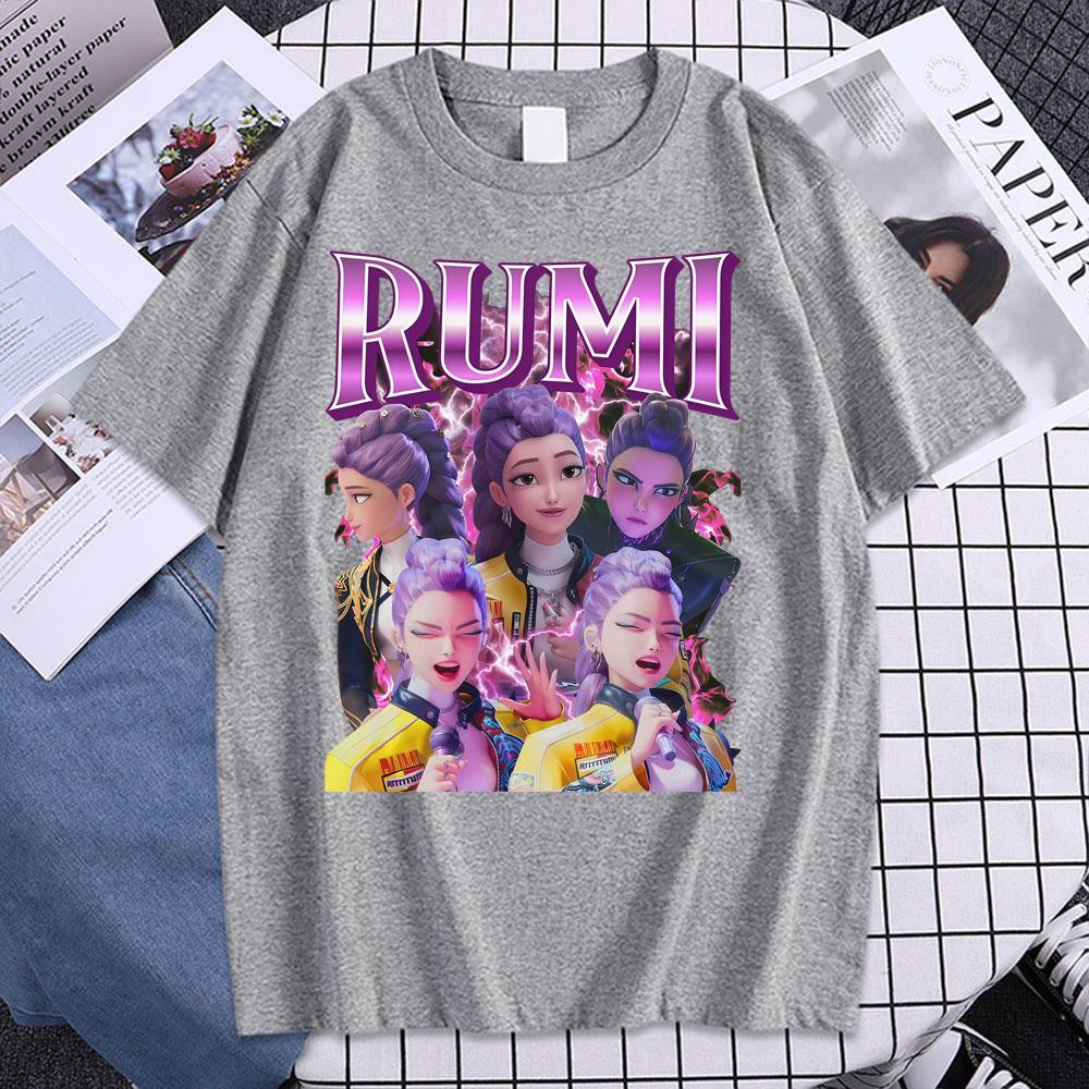 KPop Demon Hunters T-shirt Uomo Donna S M L XL Saja Boys Jinu Romance Saja Tee Estate Ragazzi Ragazze Moda Manica Corta T-shirt