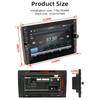 8 tommers radio 2 din Android bil GPS-navigasjon for Ford New Transit 2009-2019 Med knappeknapp Multimediaspiller Stereo Audio Auto 1+32GB