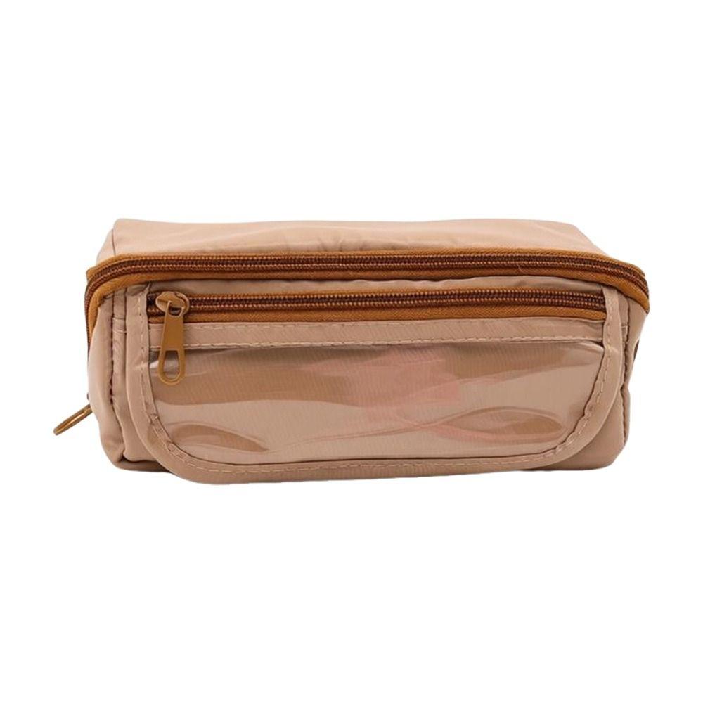 Large Capacity Pencil Case Polyester Stationery Organizer Portable Stationery Bag  Students