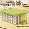Refrigerator Dumpling Box Household Food Egg Frozen Box Wonton Fresh-Keeping Organizers Quick Freezing Refrigerator Storage Box