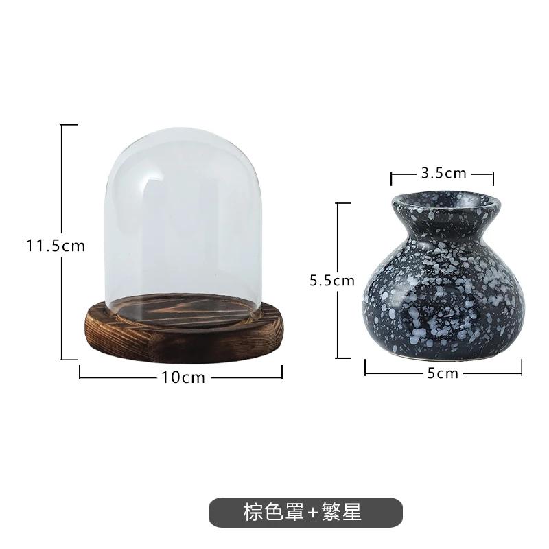 Chinese Ceramic Toothpick Jar Retro Toothpick Tube with Cover Creative Floss Cotton Swab Box Storage Box Set Home Decoration