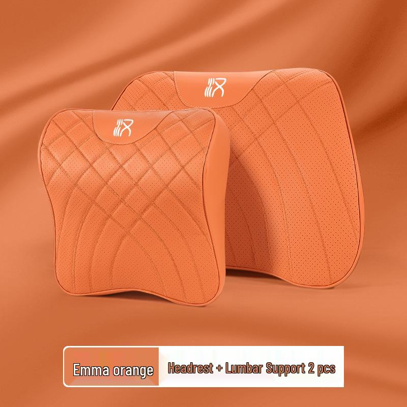 BYD Han Neck and Lumbar Support Set: All-Season Universal Fit for Dolphin, Seagull, Seal, Song, and Qin Plus Models