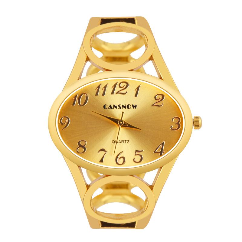 Fashion Bracelet Women Watch Gold Simple Ladies Wristwatch Steel Quartz Female Clock Hollow Band Watches Gift New reloj mujer