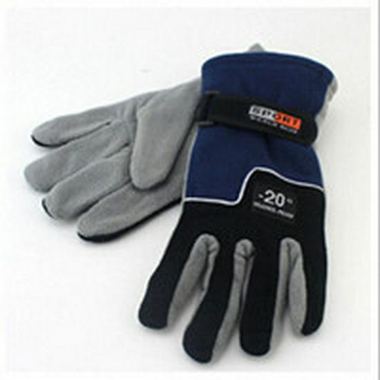 Polarfleeceové teplé rukavice na motorku a kolo s plnými prsty