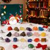 Natural Crystal Calendar Advent Calendar 24 Days Learning Toys Rock Collection Christmas Countdown Calendar For Teens Kids
