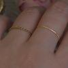 18K Gold Plated Filigree Knuckle Ring for Women – Elegant Index Finger Accessory