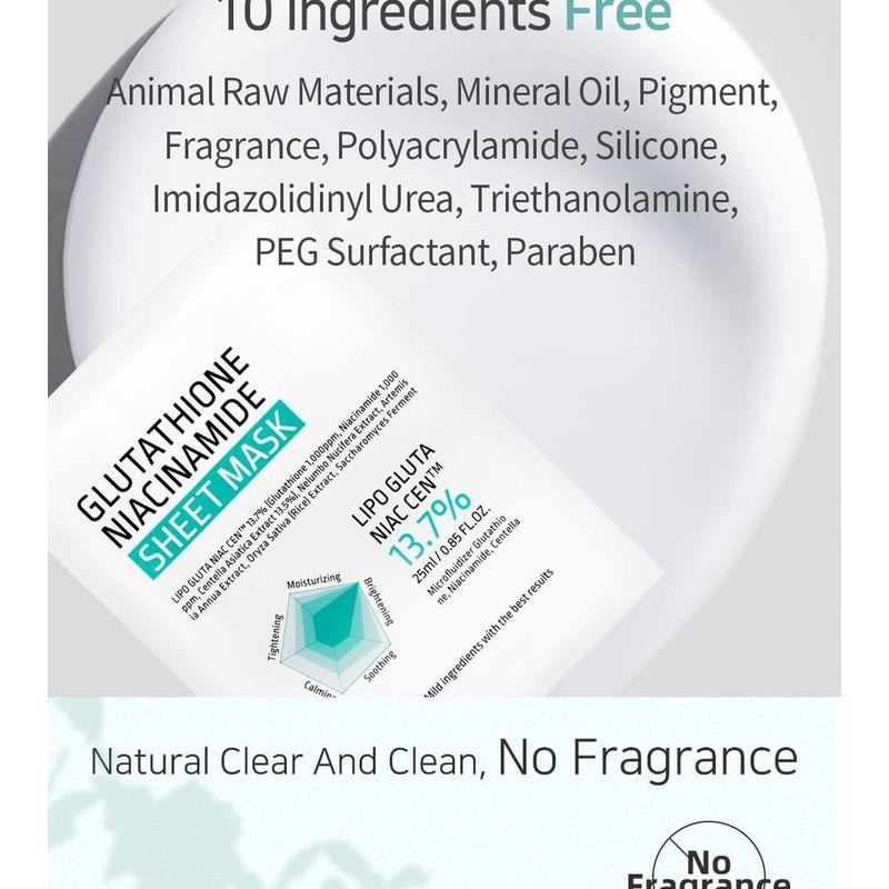 APLB - Glutathione Niacinamide Sheet Mask Bundle Set