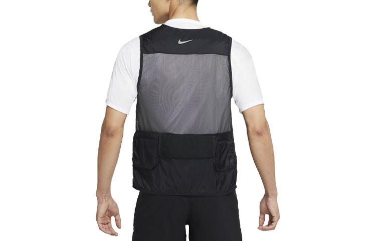 Nike Vests Men's Black V Neck Thin Urban Techwear DA1320-010