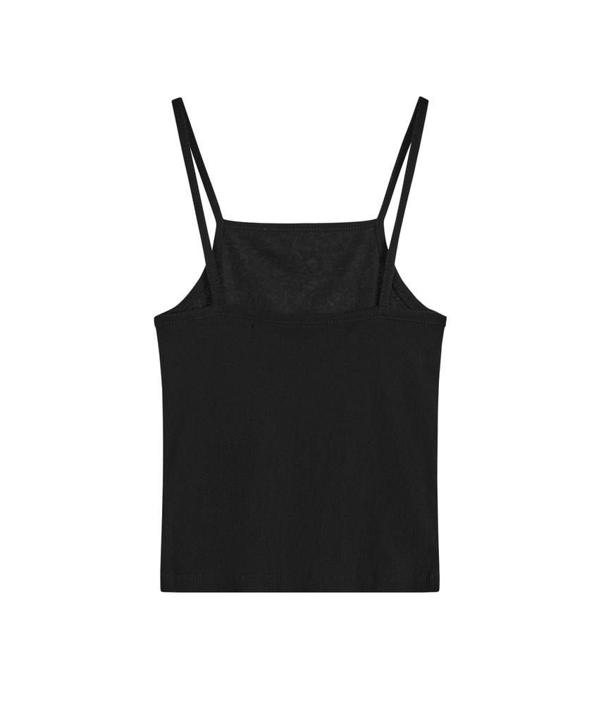 REST&RECREATION Light Logo Tank Top - Black
