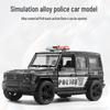 1:36 Benben Alloy Off-Road Police Jeep Toy with Opening Doors Cake Topper