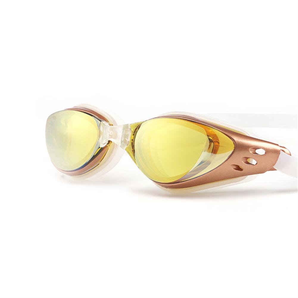Adjustable Swimming Goggles Electroplating Waterproof Anti-fog Swimming Glasses Swim Eyewear