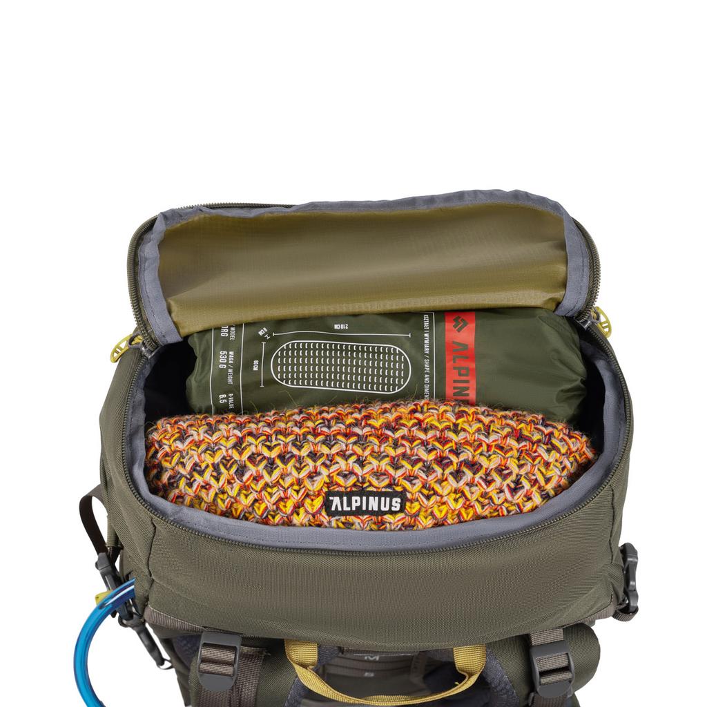 Alpinus Pinnacle 65 Backpack Olive Nh35033