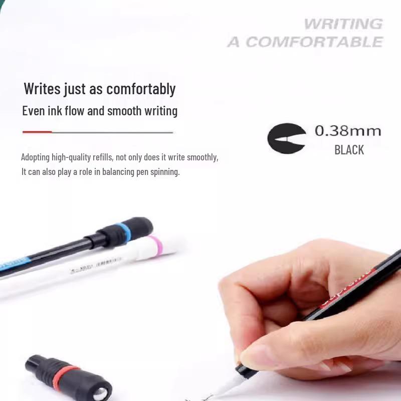 Newcomer Discount: Luminous Spin & Write Pen - Beginner-Friendly, Durable, Decompression Design