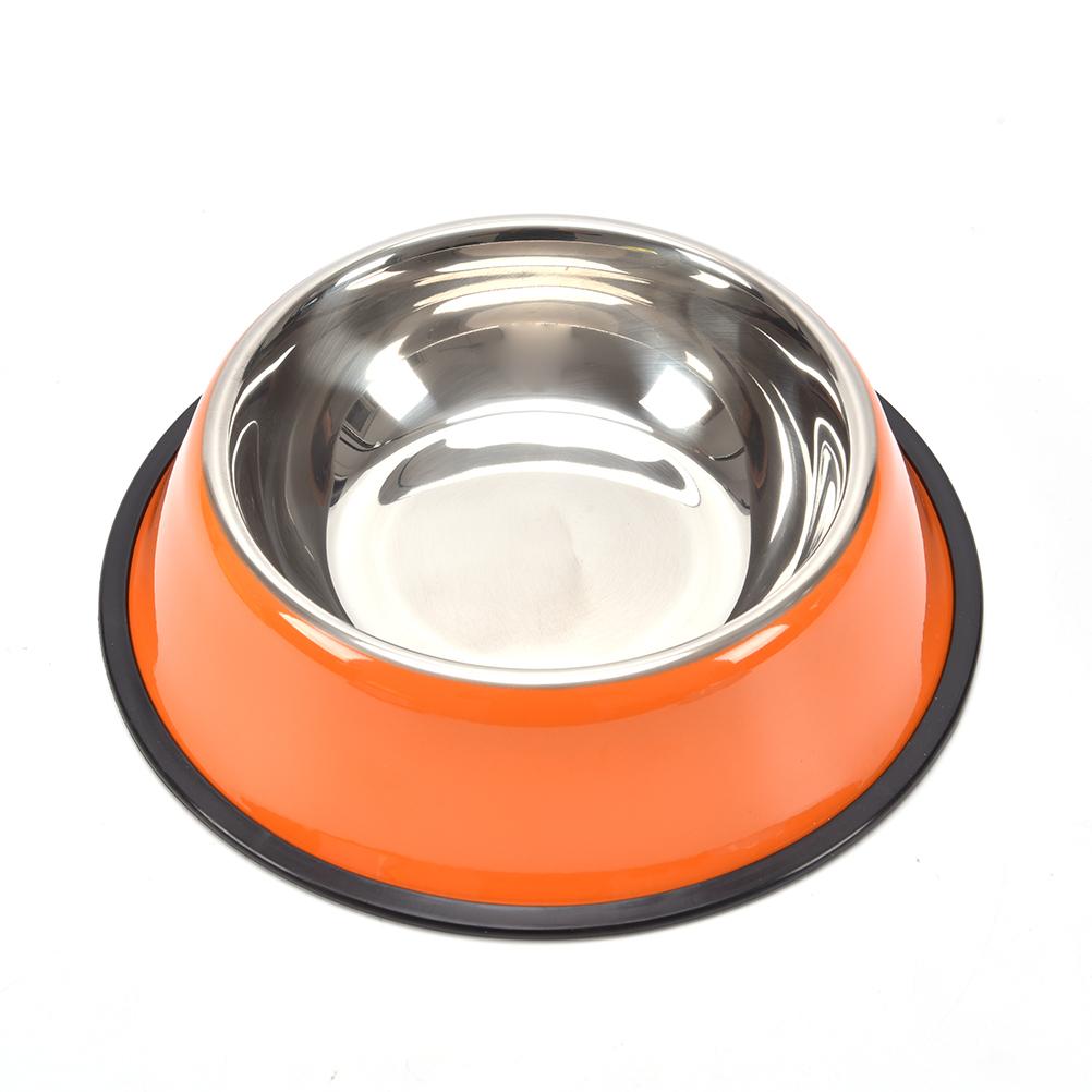 1pcs Cat/Dog Bowl Stainless steel dog bowls pet food water feeder for cat puppy dog feeder bowls