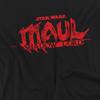 Gwiezdne Wojny: Maul-Shadow Lord Koszulka Unisex dla Dorosłych z Czerwonym Logo