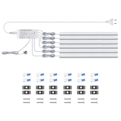 Stepless Touch Dimmable LED Bar Light Tube 12V Recessed Sensor Switch Aluminium Lamp DIY Under Cabinet Closet Backlight Lighting