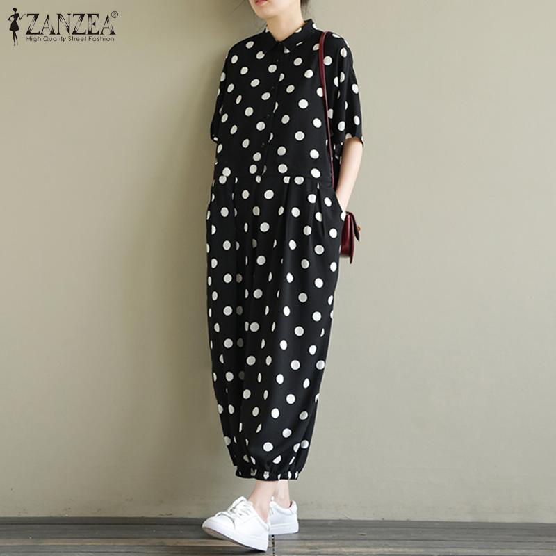 Buy ZANZEA Summer Fashion Polka Dot 