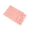 70 Pcs Keyboard Sticker for Long Nails Universal Nail Art Keyboard Bubbles Self-Adhesive Silicone Typing Keycaps for Office Girls Gaming