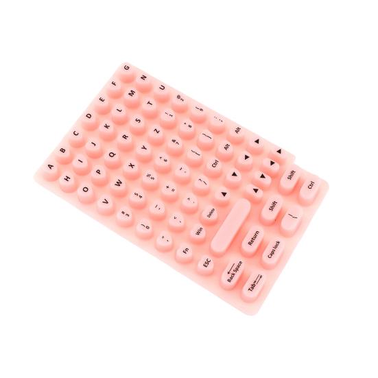70 Pcs Keyboard Sticker for Long Nails Universal Nail Art Keyboard Bubbles Self-Adhesive Silicone Typing Keycaps for Office Girls Gaming