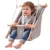 VEVOR Baby Swing 30 kg Weight Capacity 3 Modes Canvas Hammock Swing Gray, for Indoor and Outdoor, 5-Point Harness and Tree Straps