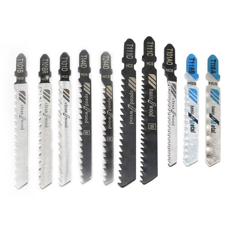 10 Stück Hcs HSS geschliffene Zähne gerade schneidendes T-Schaft-Stichsägeblatt für Holz